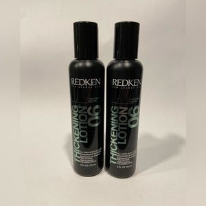 2 X New Redken Thickening Lotion 06 All Over Body Builder Volume 5 Fl Oz